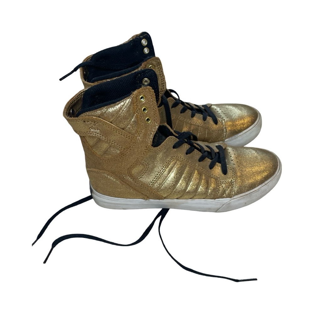 Gold Supra  High-Top Sneakers size 6 youth